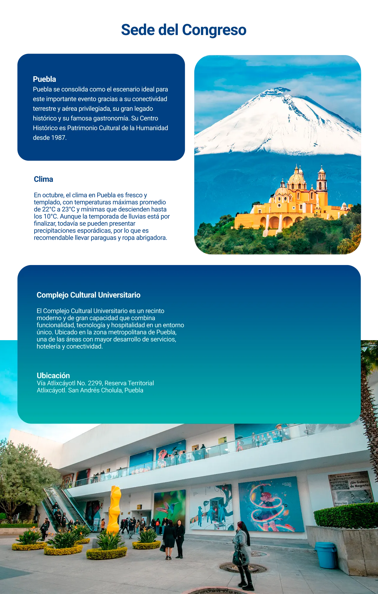 Información de la sede